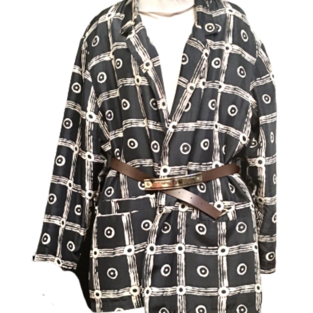 OVERSIZED SILK JACKET